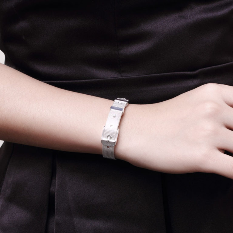 SINGULARU Daphne Armband - Edelstahl Mit 18K Vergoldung & Kristallen, 16 Cm + 3 Cm Verlängerung, Damenschmuck